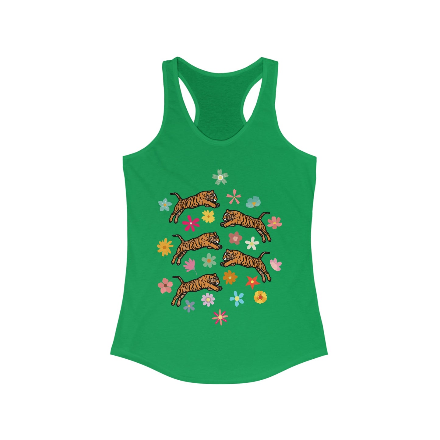 Flower Tigers Women's Ideal Racerback Tank