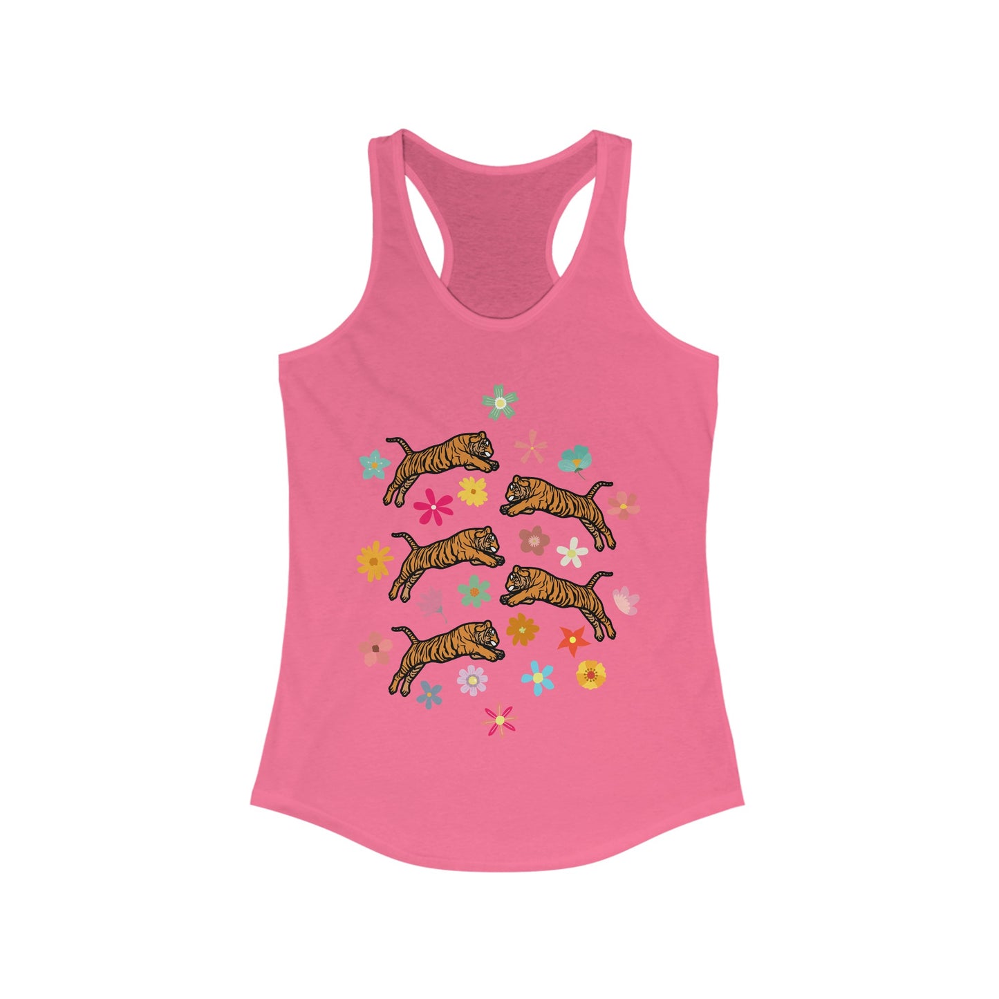 Flower Tigers Women's Ideal Racerback Tank