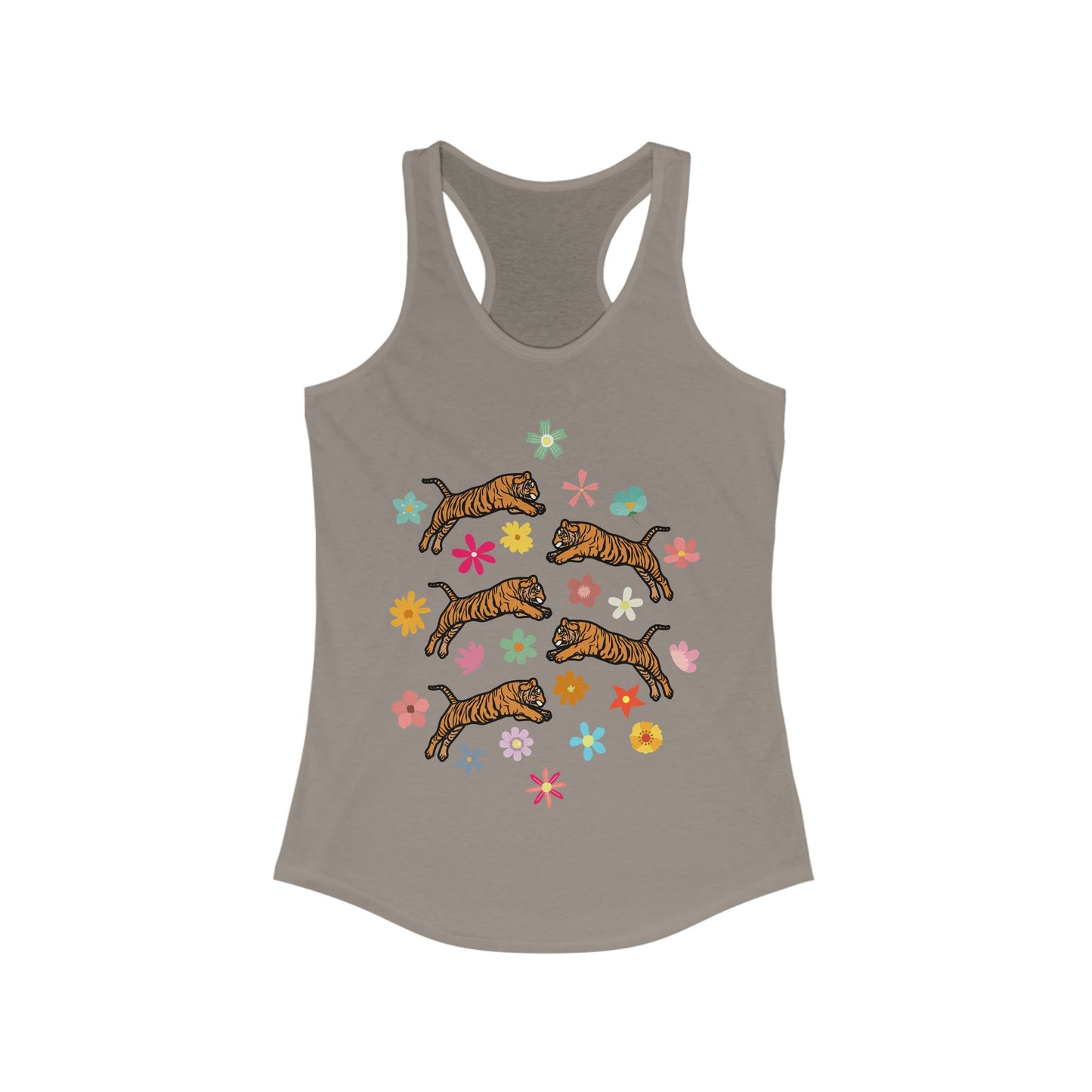 Flower Tigers Women's Ideal Racerback Tank
