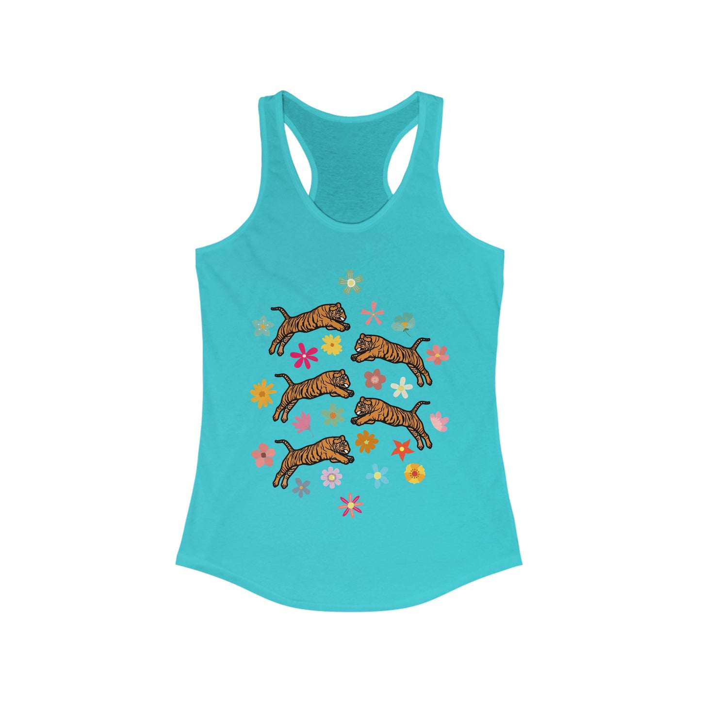 Flower Tigers Women's Ideal Racerback Tank