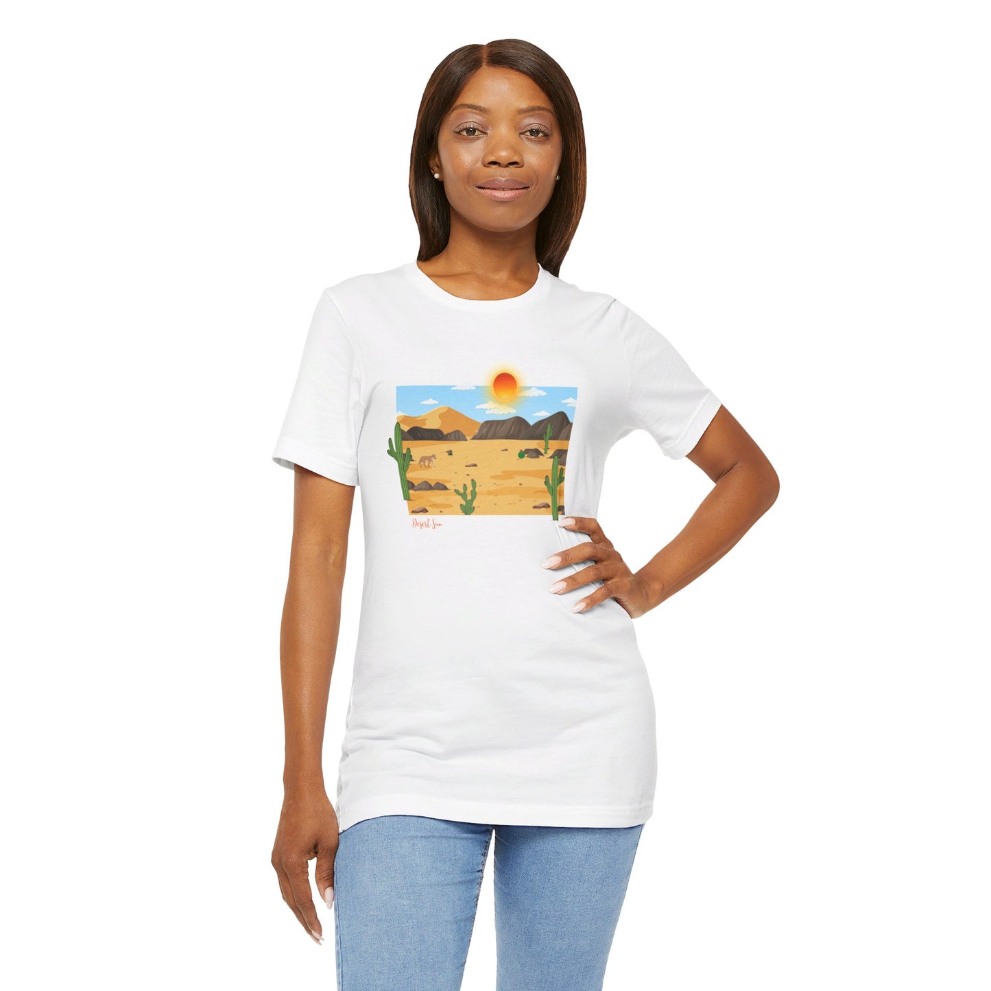 Desert Sun-Unisex Jersey Short Sleeve Tee