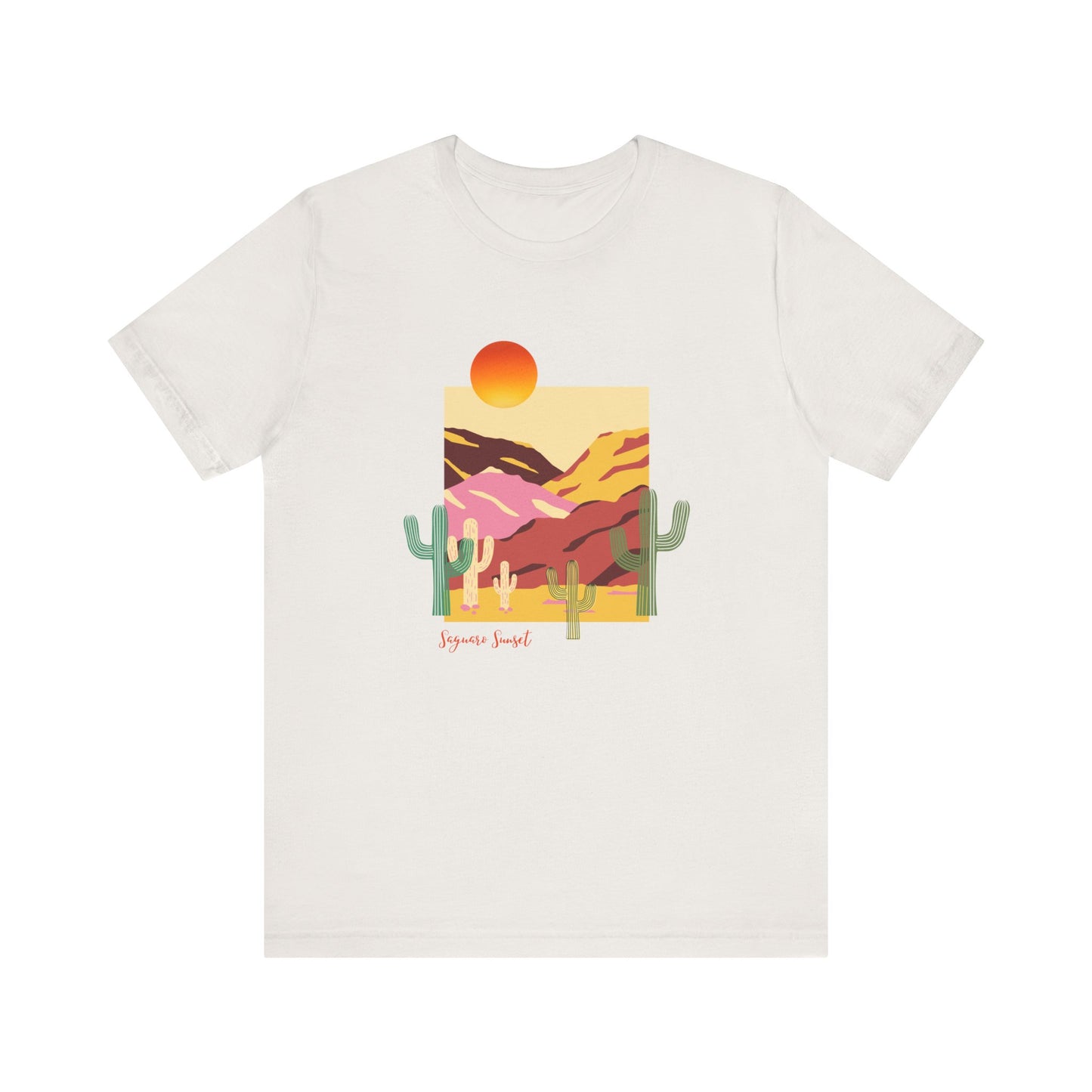 Saguaro Sunset - Unisex Jersey Short Sleeve Tee
