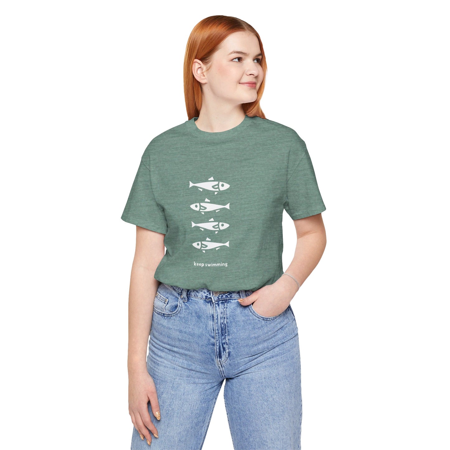 Keep Swimming Unisex Jersey Short Sleeve Tee