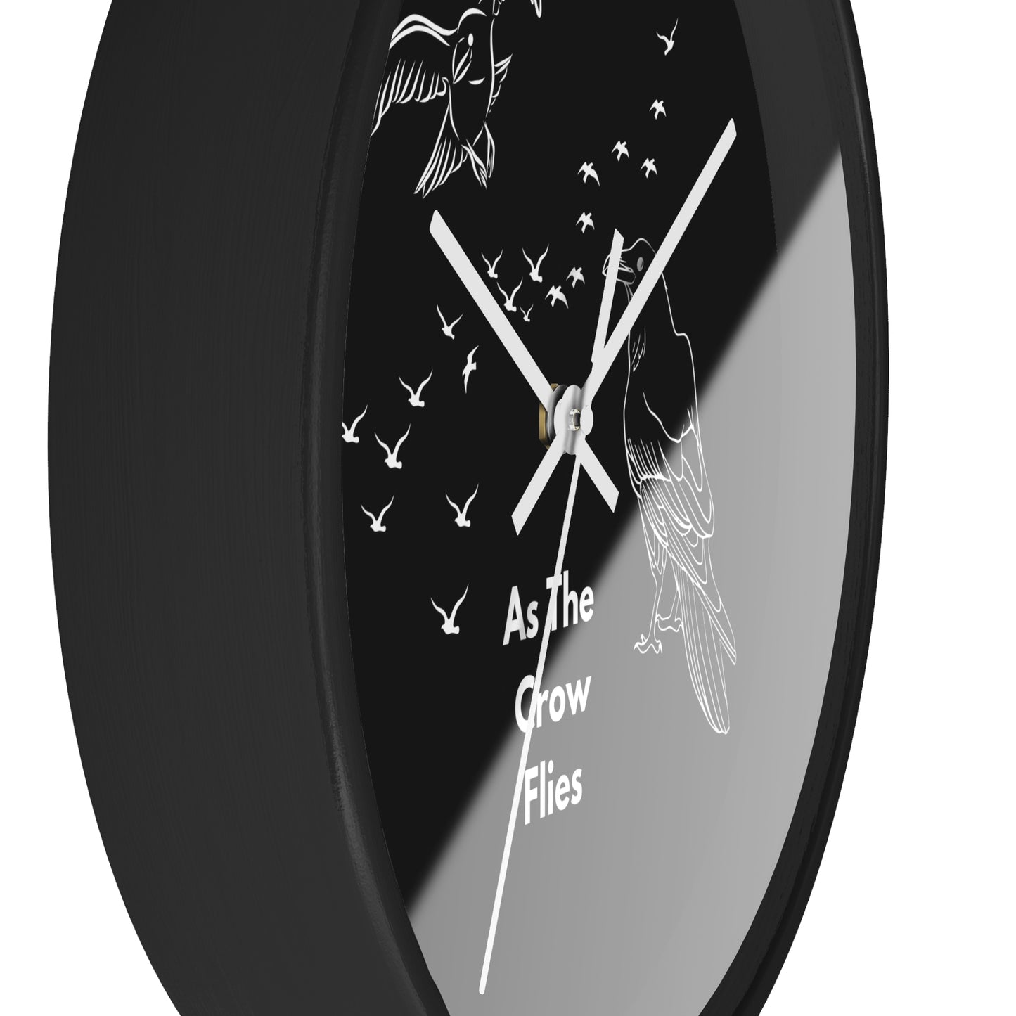 As the Crow Flies Wall Clock