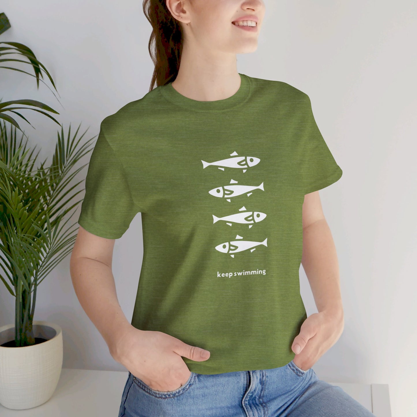 Keep Swimming Unisex Jersey Short Sleeve Tee