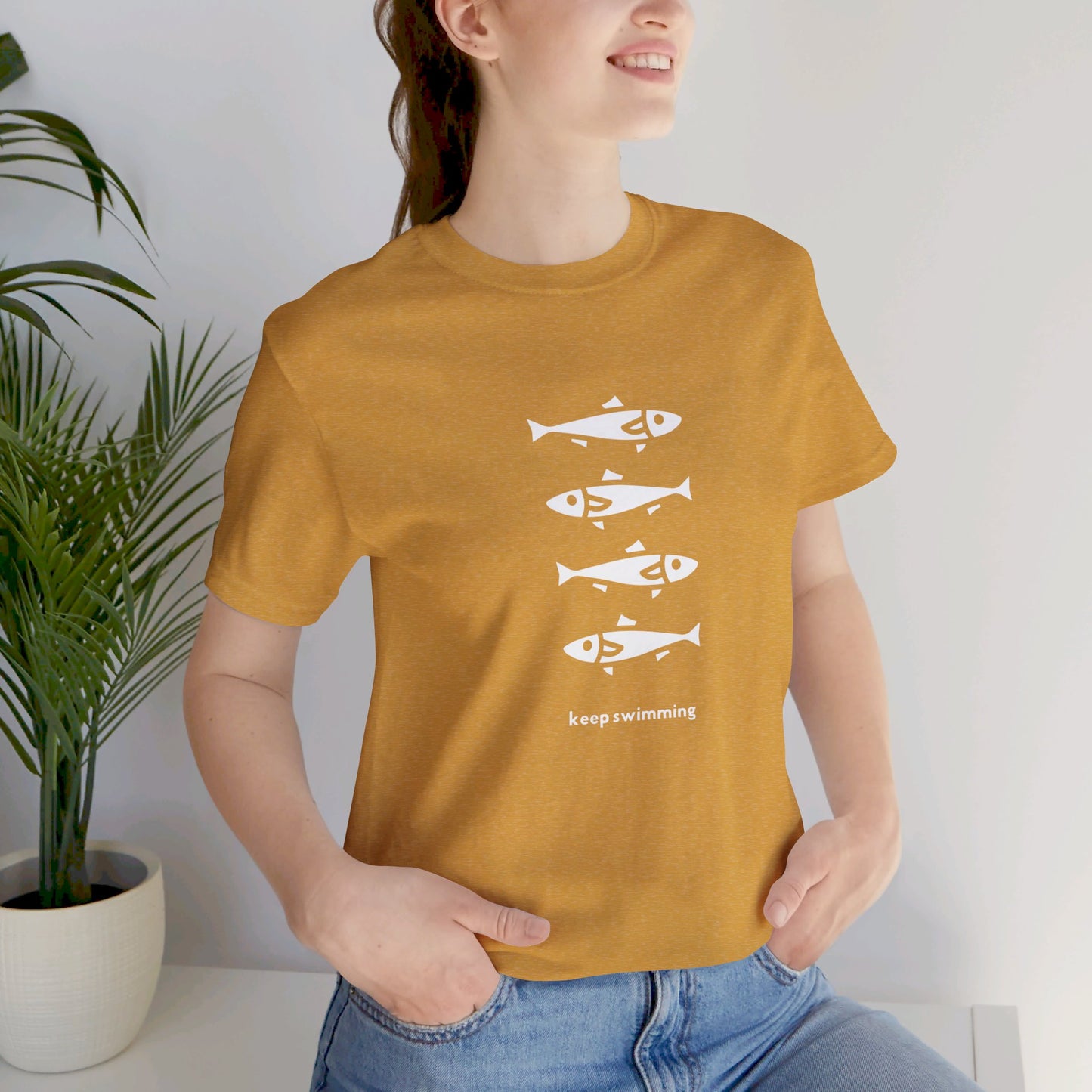 Keep Swimming Unisex Jersey Short Sleeve Tee