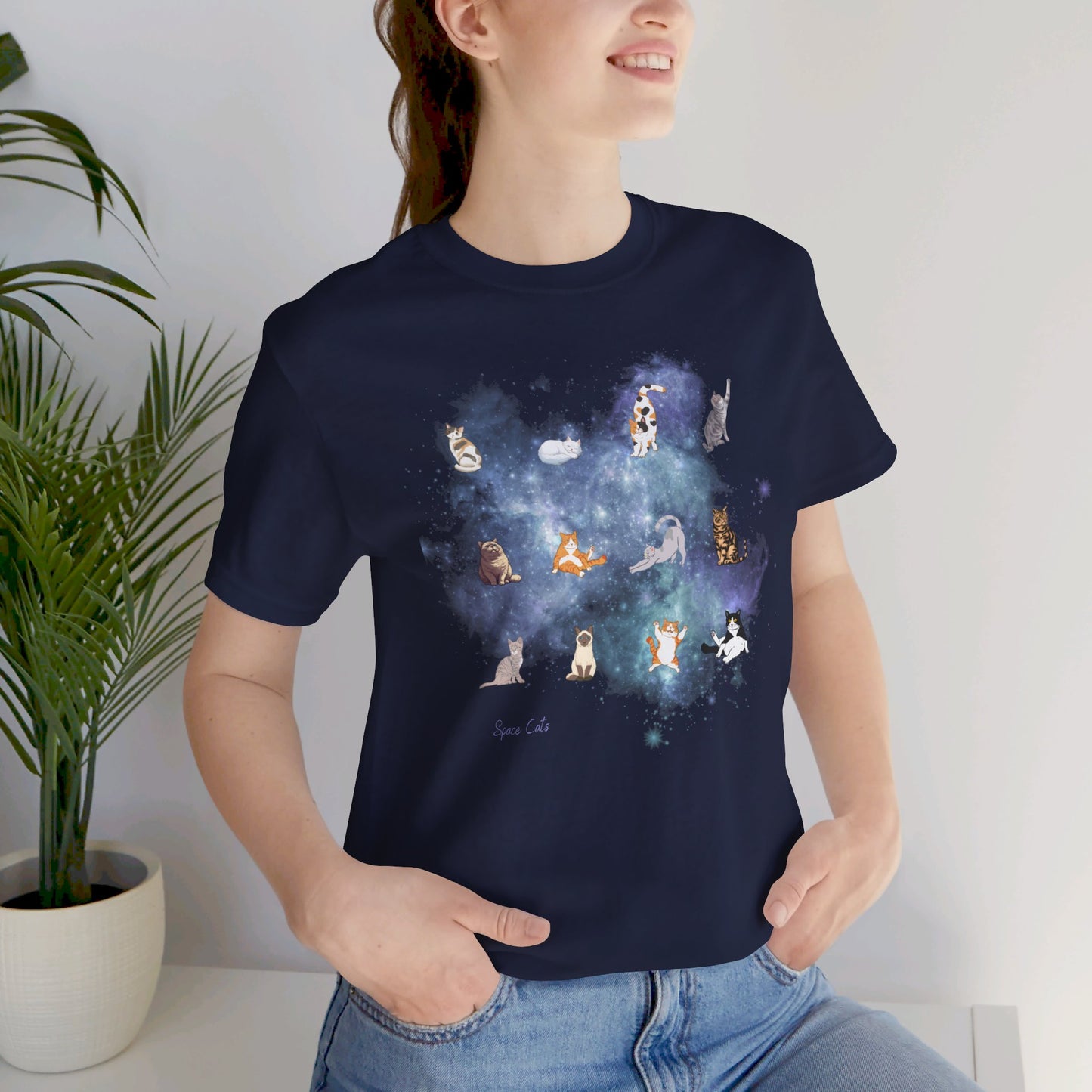 Space Cats - Unisex Jersey Short Sleeve Tee