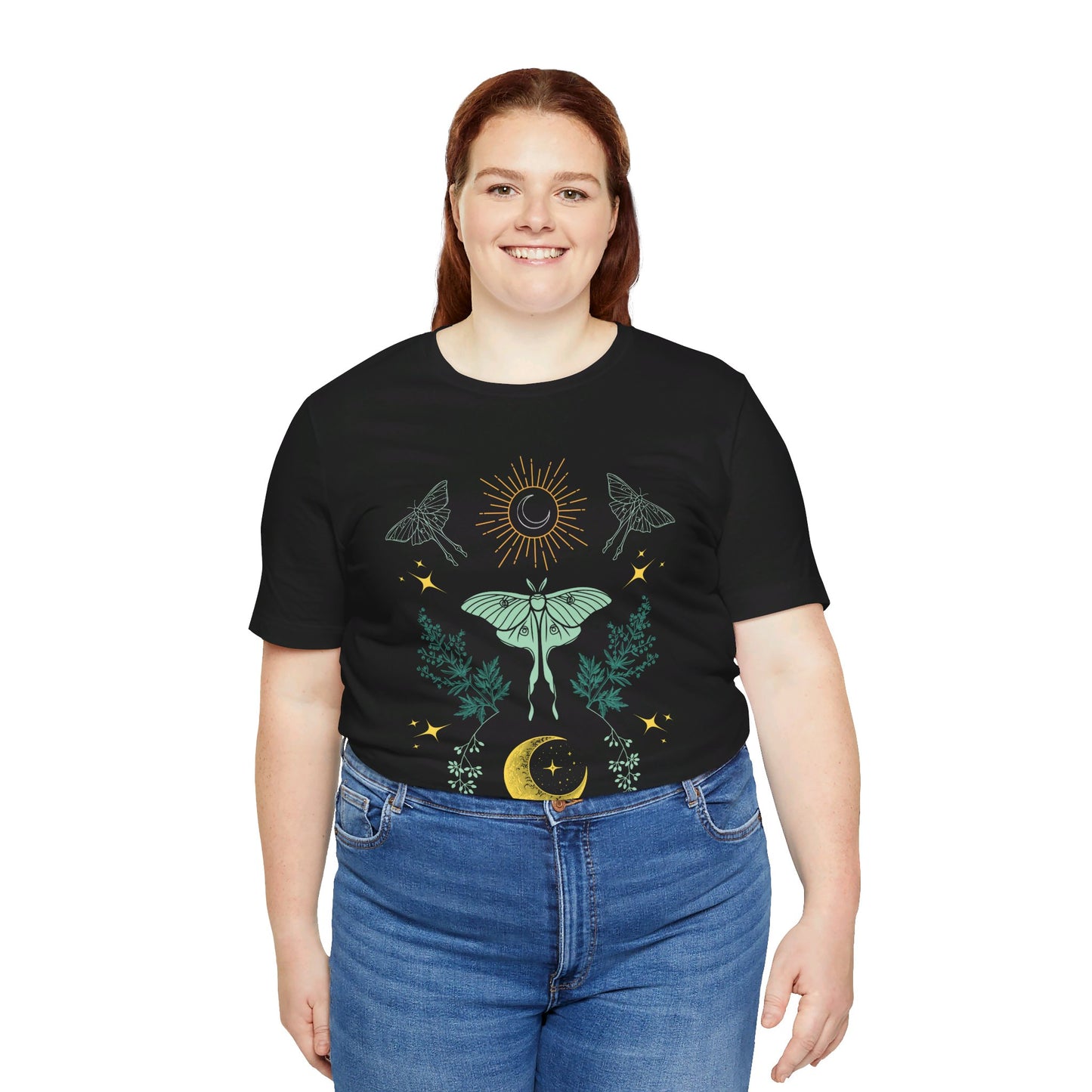 Luna Moth Unisex Jersey Short Sleeve Tee