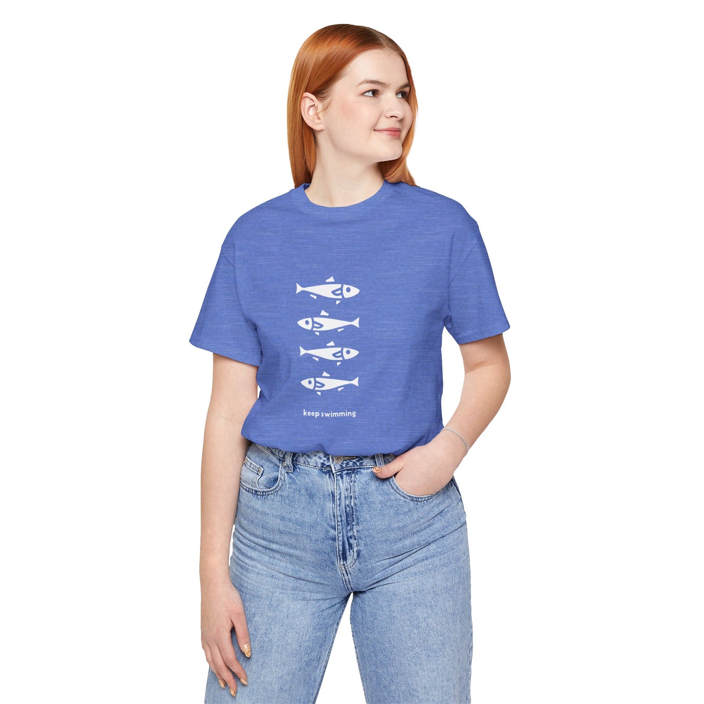 Keep Swimming Unisex Jersey Short Sleeve Tee