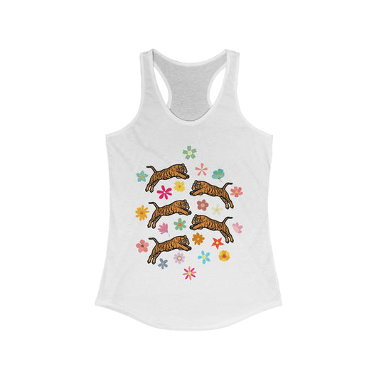 Flower Tigers Women's Ideal Racerback Tank
