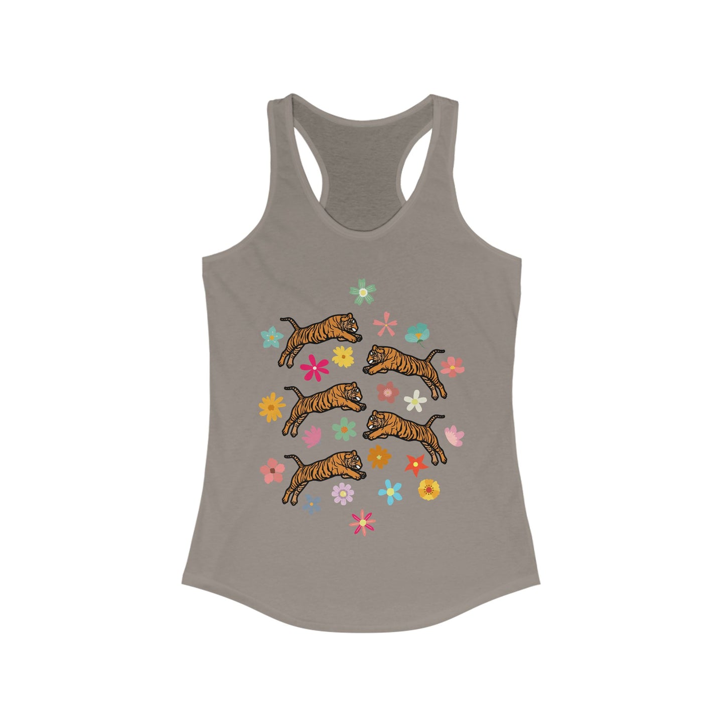 Flower Tigers Women's Ideal Racerback Tank