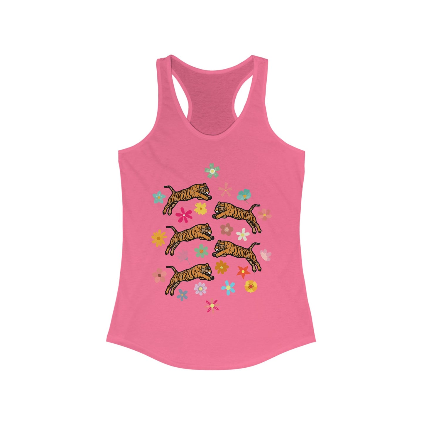 Flower Tigers Women's Ideal Racerback Tank