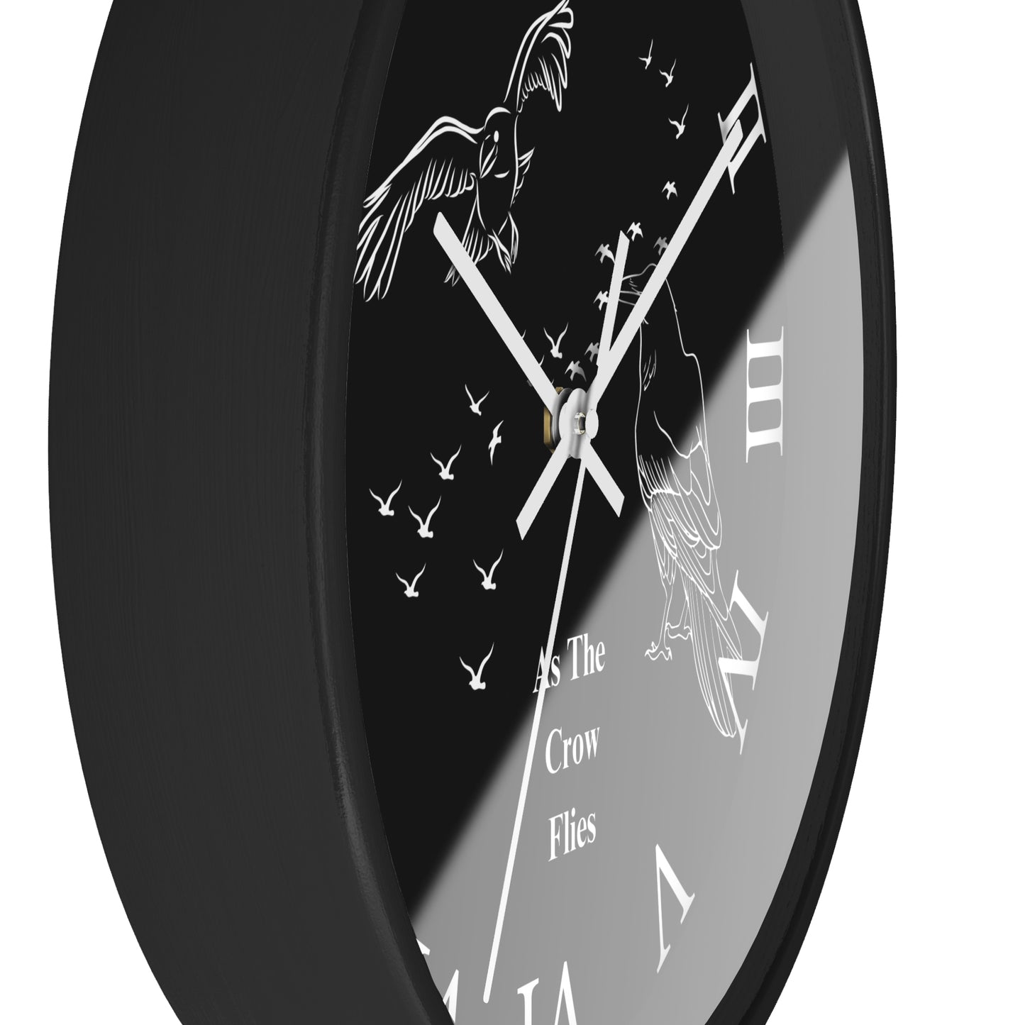 Roman As The Crow Flies Wall Clock