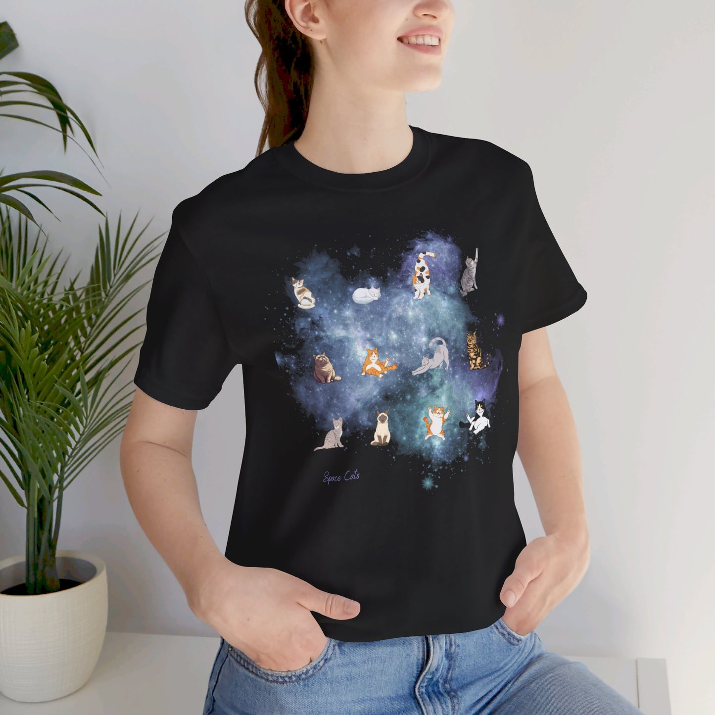 Space Cats - Unisex Jersey Short Sleeve Tee