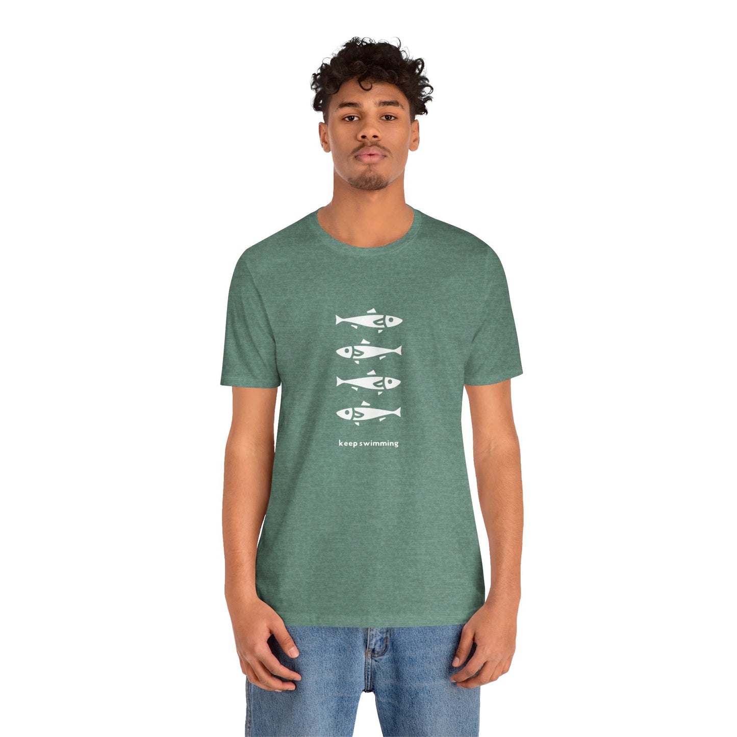 Keep Swimming Unisex Jersey Short Sleeve Tee