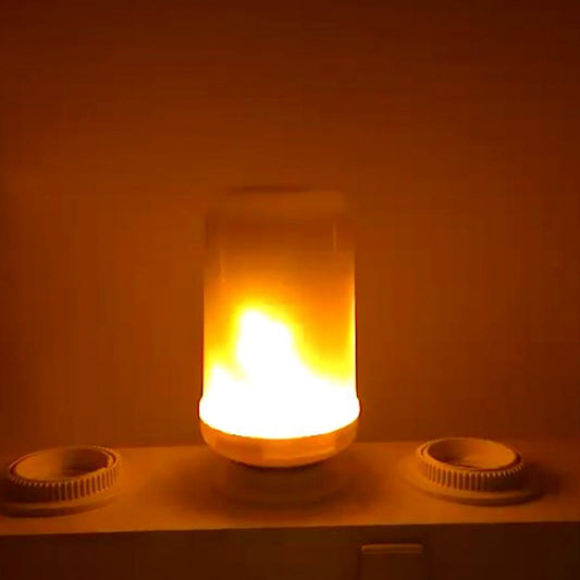 Light Bulb With Flame Effect (LED)